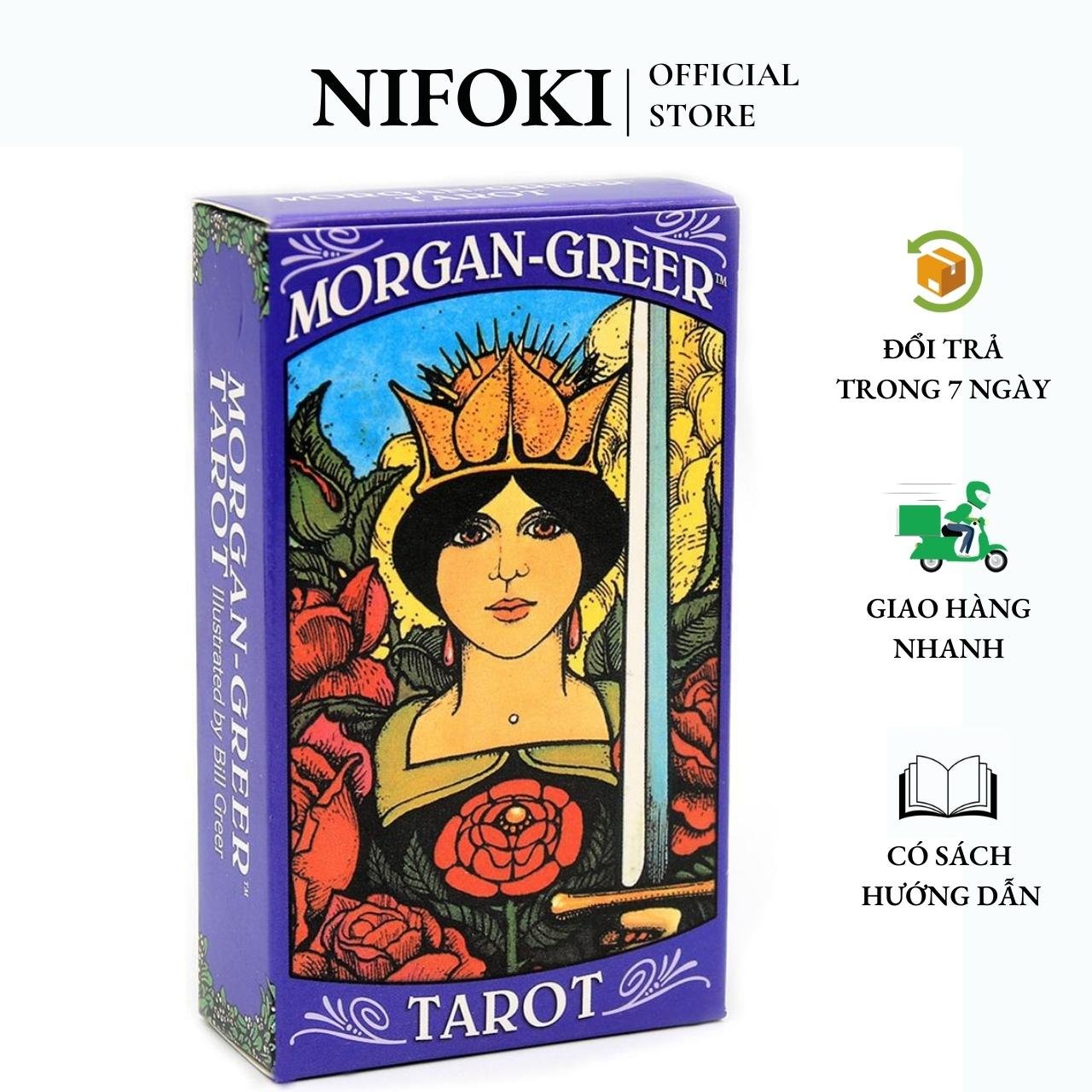 Bộ Bài Morgan Greer Tarot Size Chuẩn Gốc