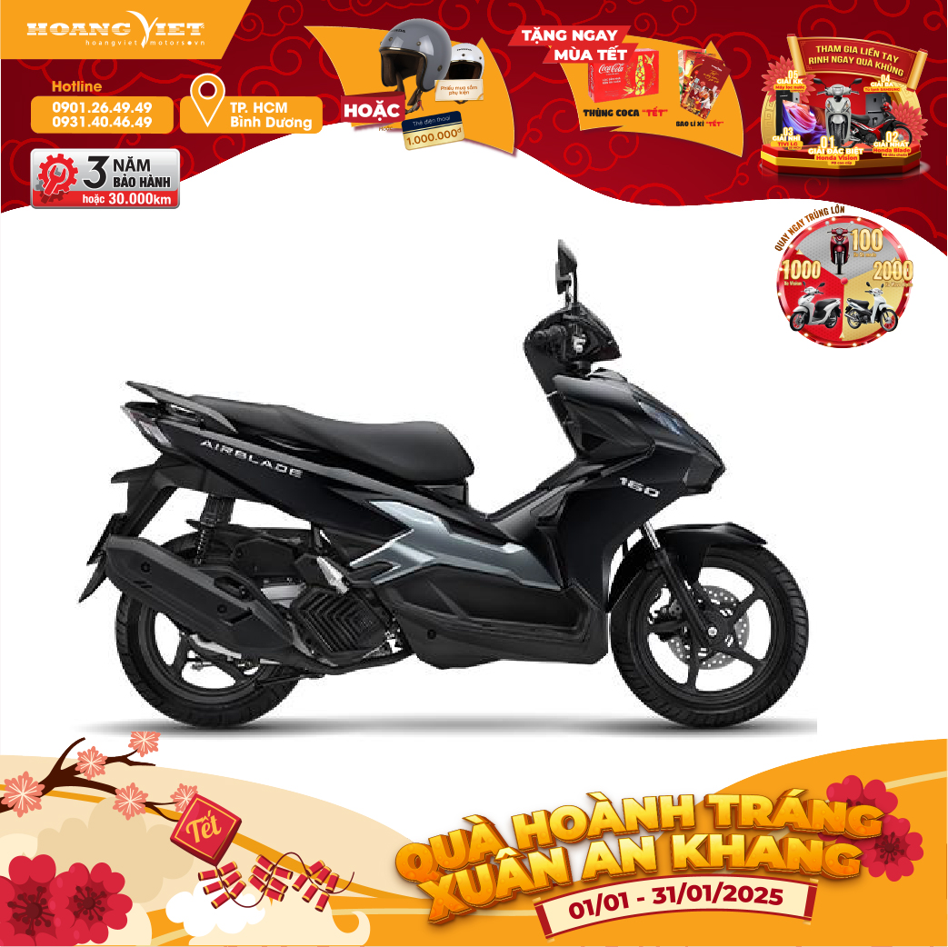 Xe máy Honda Air Blade 160cc 2025 -  Phiên Bản Tiêu Chuẩn
