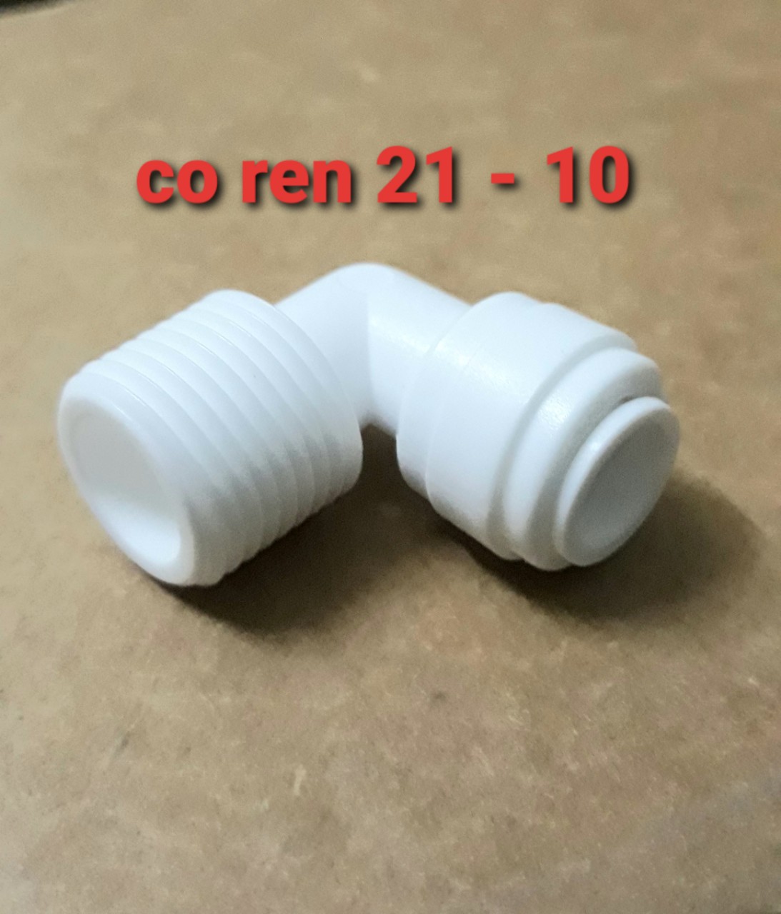 Bộ 2 co cút nối nhanh ren 21 ra dây 10mm