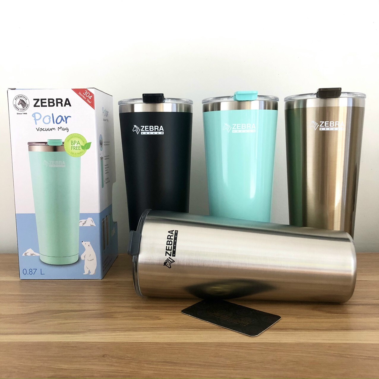 Ly Bình Giữ Nhiệt Thái Lan Zebra Polar 870ml Inox SUS 304 - 112702