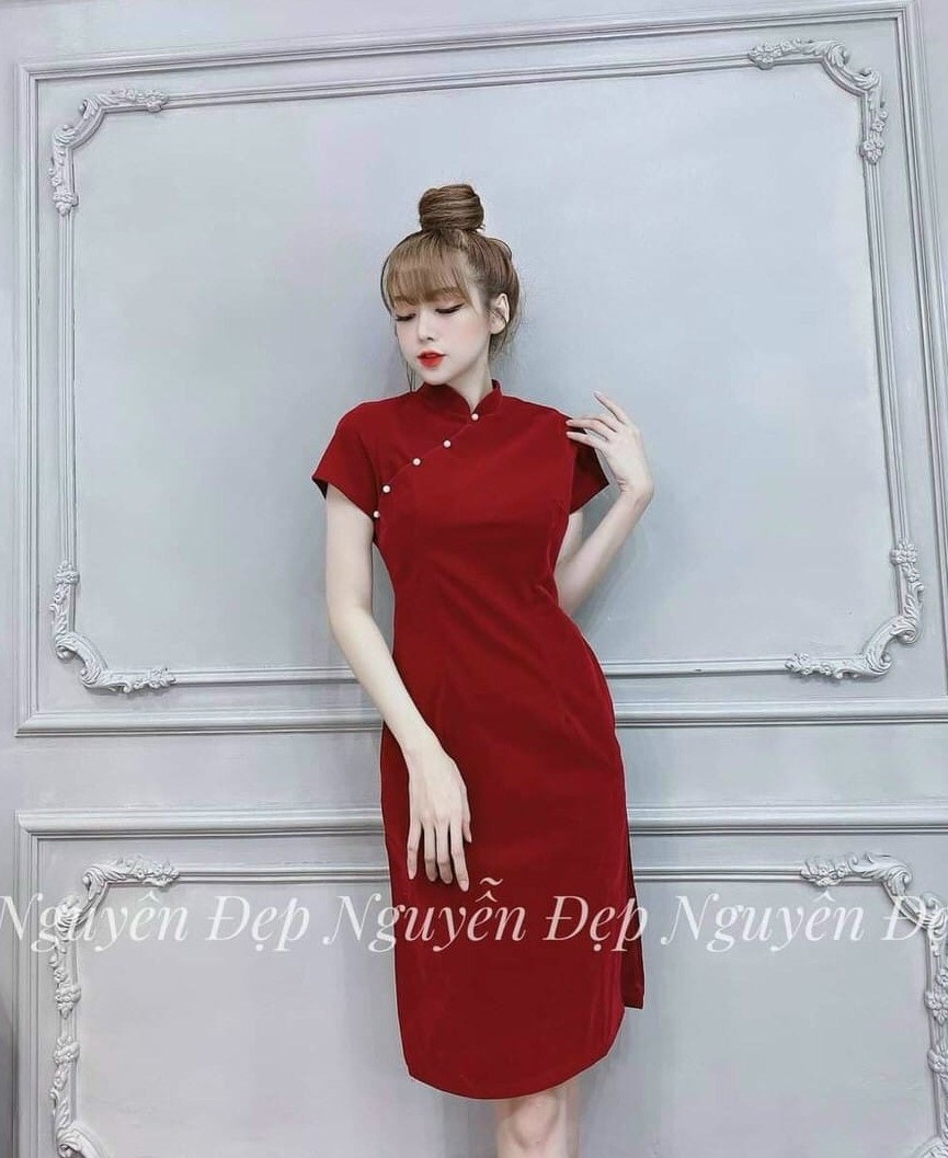 [MẪU MỚI]SƯỜN XÁM CÁCH TÂN THIẾT KẾ  CỔ TÀU ĐÍNH CƯỜM PHONG CÁCH TRUNG HOA THỜI TRANG SUNI