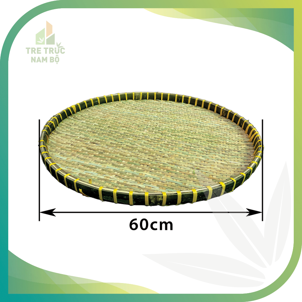 Mẹt tre trang trí size lớn 60cm, mẹt phơi thực phẩm