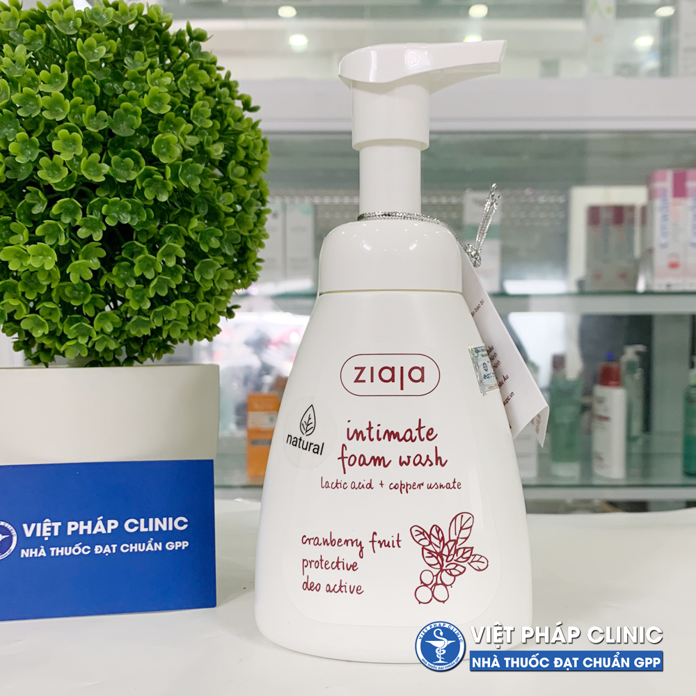 Bọt vệ sinh thảo dược siêu dịu nhẹ - ziaja intimate foam wash 250ml