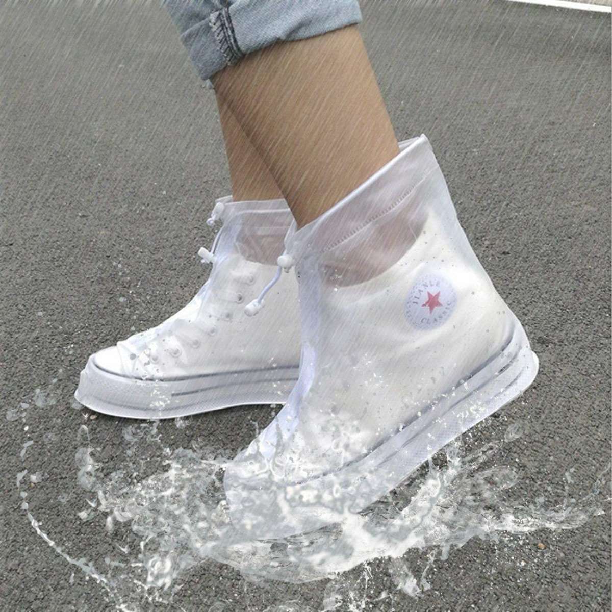 [HCM]【like】Bọc giày bọc giày silicon chống thấm pvc bọc giày chống mưa che mưa ngoài trời chống trơn trượt chống mài mòn cho nam và nữ