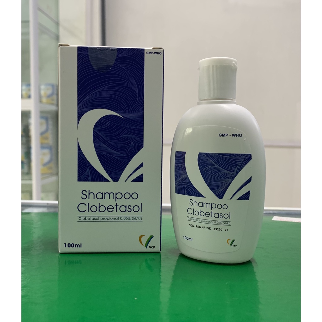 Dầu gội vảy nến shampoo clobetasol / 100ml - giảm ngứa da đầu