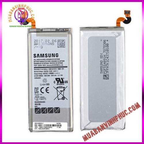 Pin samsung galaxy note 8 / n950 / en-bn950abe,dung lượng 3300mah / bảo hành 12 tháng