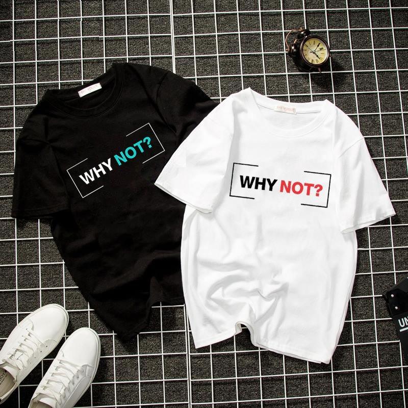 Áo thun hàn quốc unisex why not vải dày mịn dealt2169