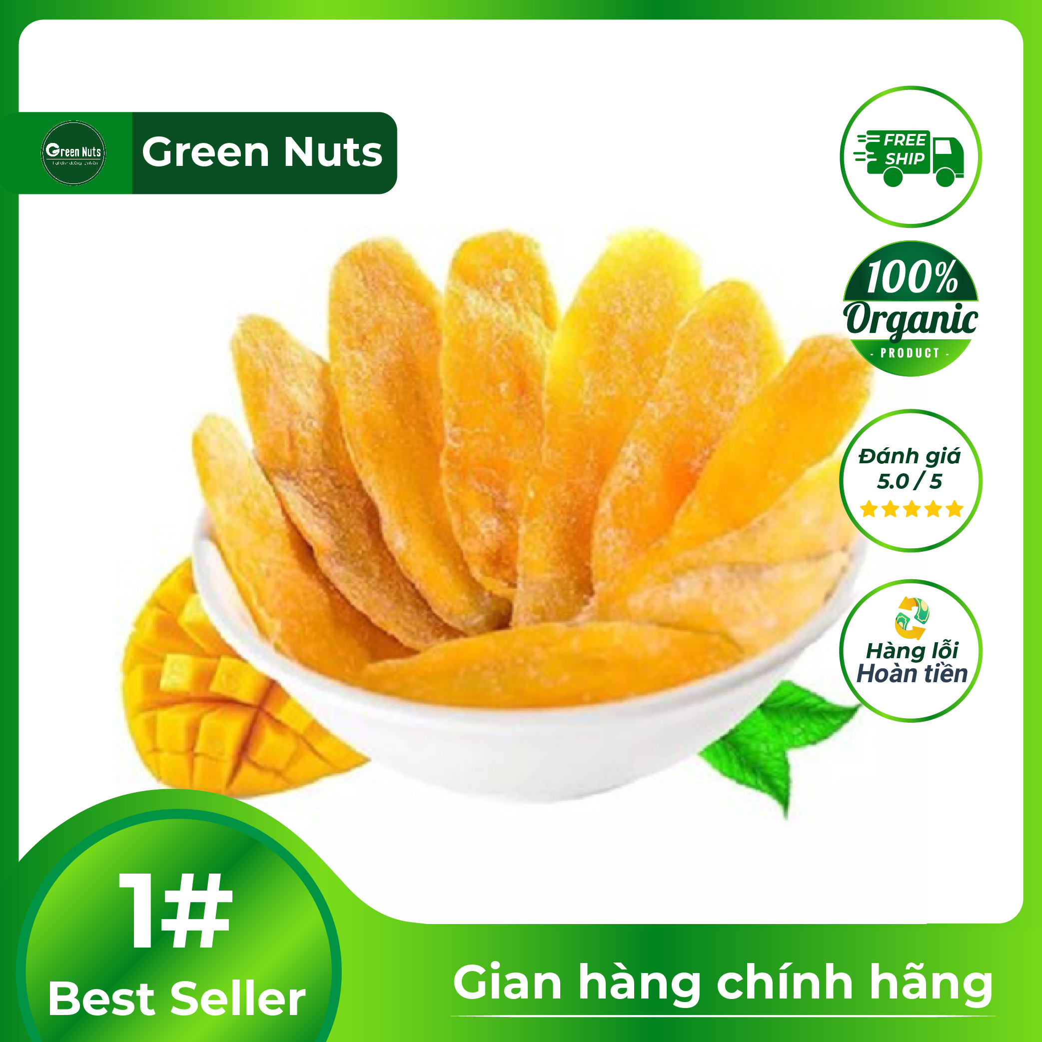 Xoài vàng sấy dẻo/ trái cây sấy dẻo dày thịt - chua ngọt - tự nhiên hoa quả sấy dẻo/ ăn vặt mẹ bầu