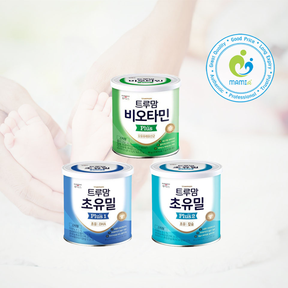 Sữa non IL-dong Choyumeal Foodis Colostrum Meal Plus số 1, 2 (90g) và men vi sinh ildong Biotamin (100g) Korea Hàn Quốc