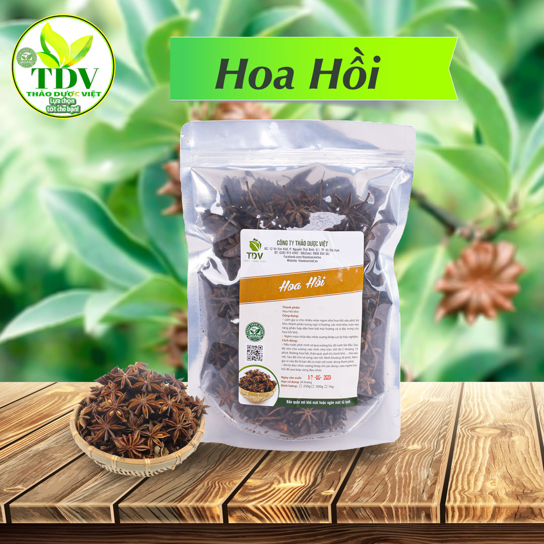 HOA HỒI ( ĐẠI HỒI) LÀM GIA VỊ RẤT THƠM - HÀNG CÔNG TY THẢO DƯỢC VIỆT