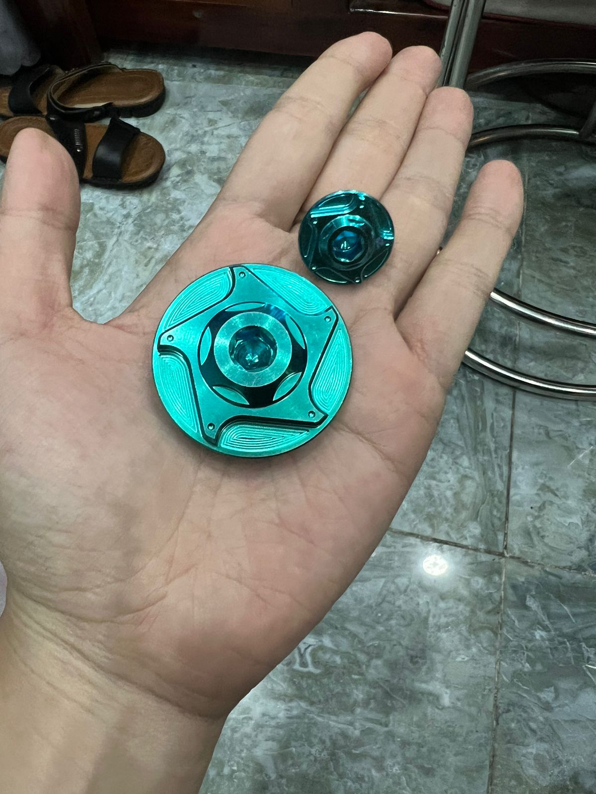 Ốc mâm lửa Titan real cho Exciter 150.