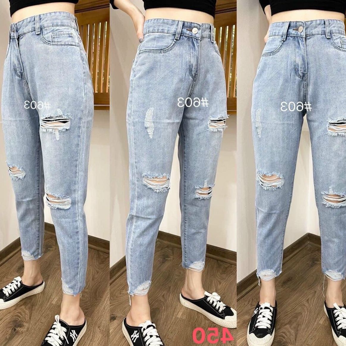 Quần baggy nữ , quần denim bagyy nữ cao cấp, quần nữ hàn quốc đẹp from chuẩn shop munleshop2000 a522