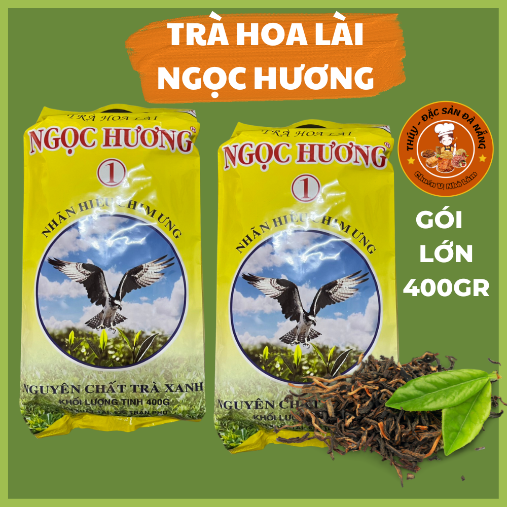 Trà Hoa Lài Ngọc Hương Gói 400Gr - Thơm Điếc Mũi Uống Tết Tiếp Khách Thật Tuyệt Vời.