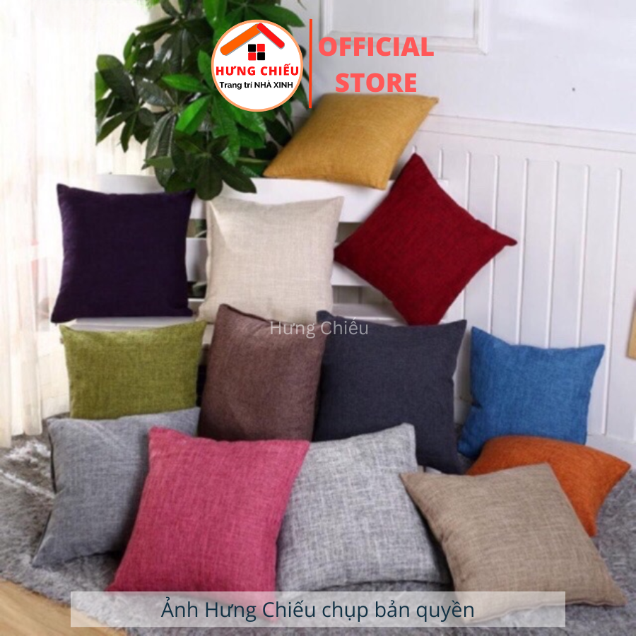 Gối tựa lưng, gối tựa sofa, gối tựa vuông 45x45