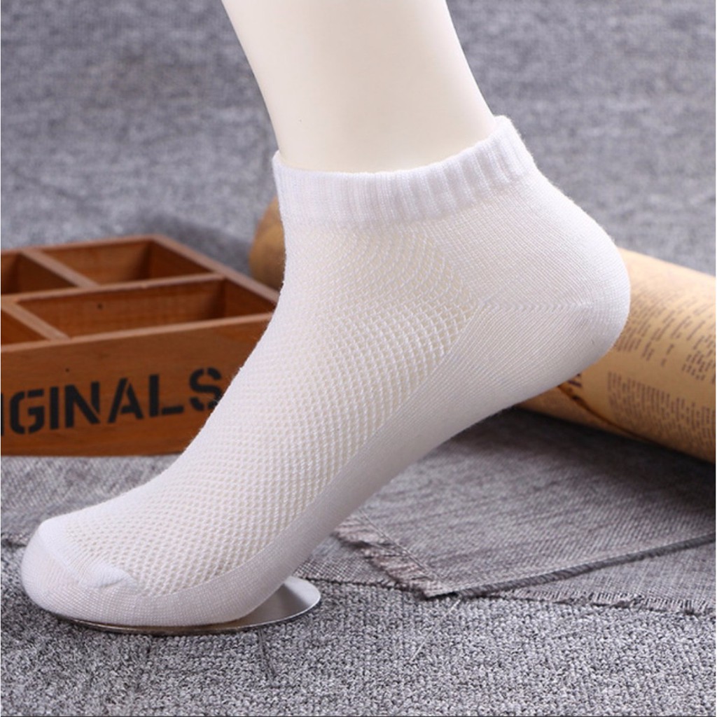 Com bo 6 đôi tất ngắn cổ nam thông hơi