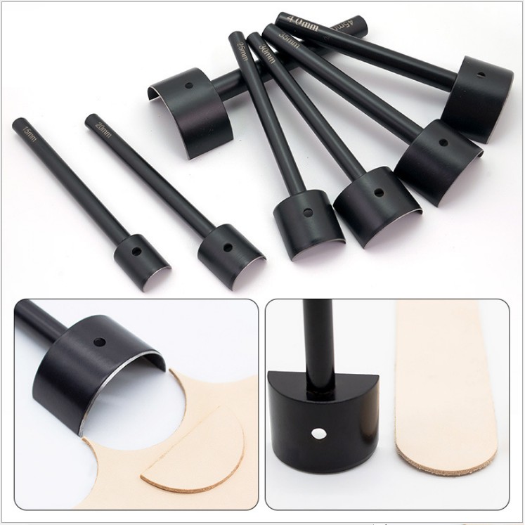 Đục bán nguyệt - đục cong - dụng cụ làm đồ da handmade