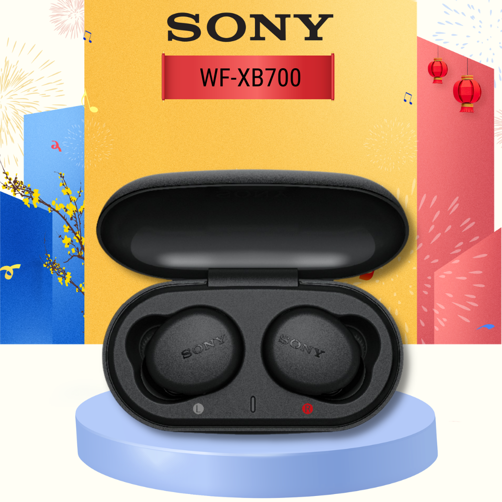 Tai nghe TrueWireless Chống ồn SONY WF-XB700 Màu Đen - Bảo hành 12 tháng chính hãng