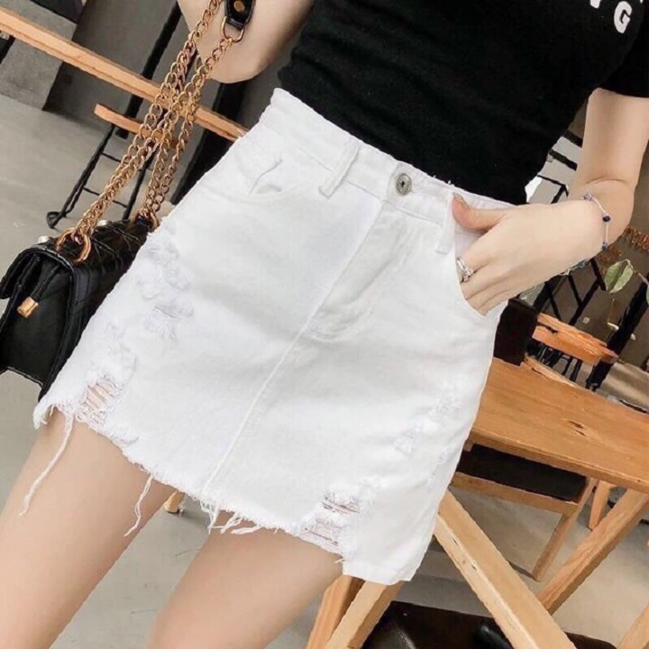 Chân Váy Nữ Jean Ôm Body Tôn Dáng Cực Đẹp Hàng May Chất Lượng Bền Đẹp