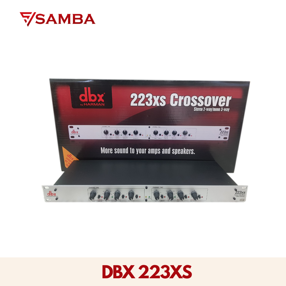 Phân tần crossover – xử lý 3 dải tần âm thanh nổi 2 chiều dbx 223xl/223xs - hàng loại 01