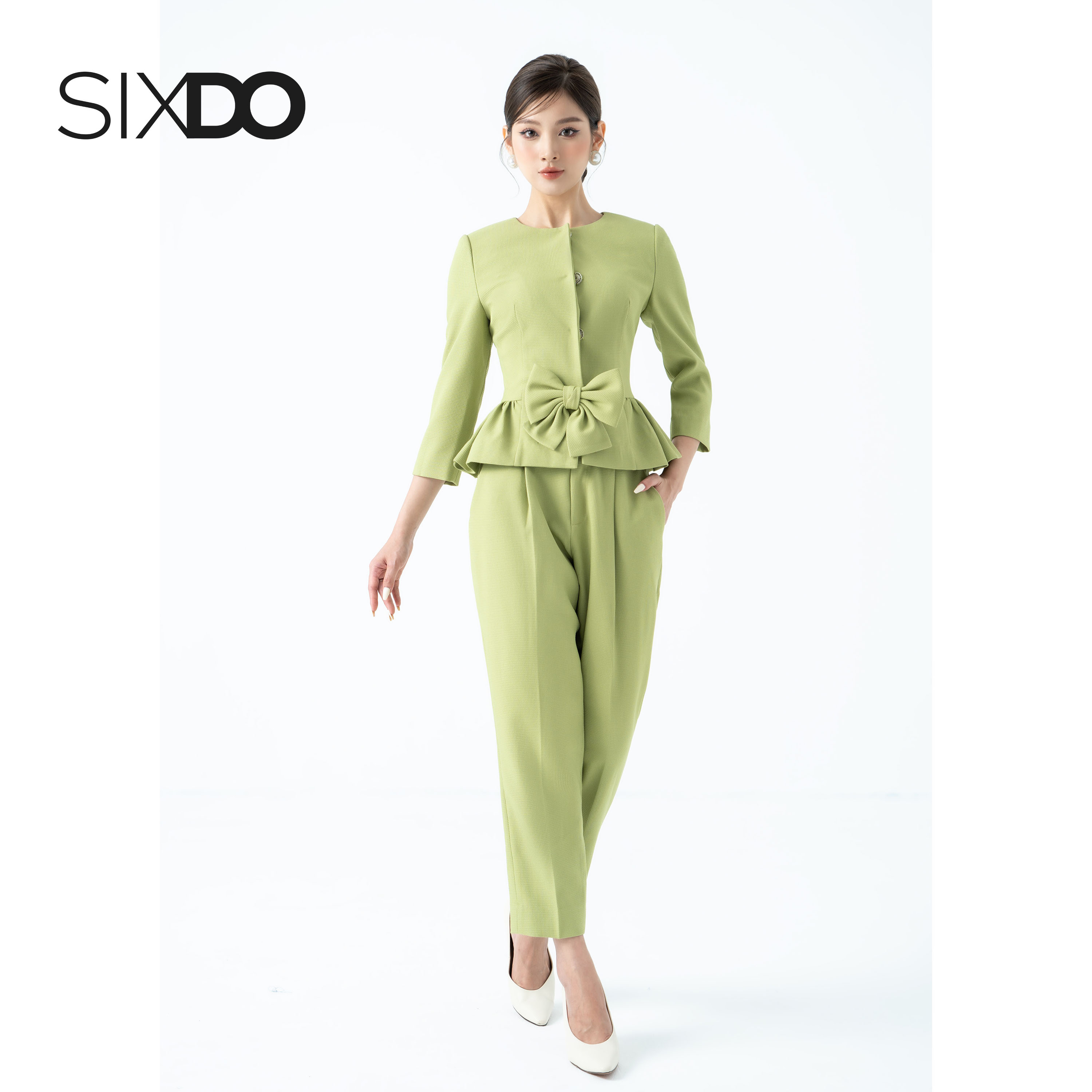 Quần âu nữ túi hai bên sixdo
