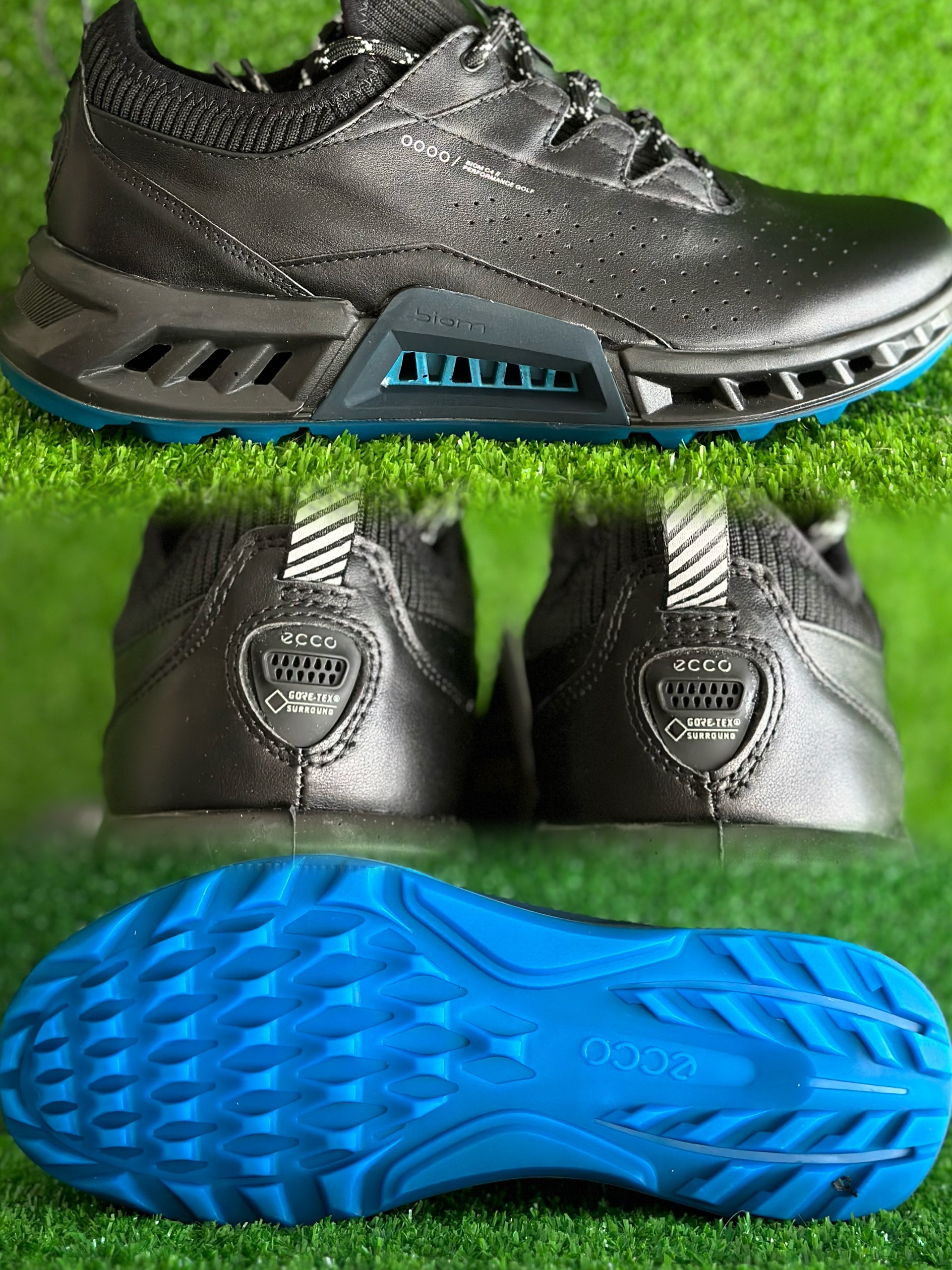 Giày Ecco Golf Nam Chính Hãng Dòng Cao Cấp Năm 2023 Mặt Da Bò Chống Thấm Nước Full Box ( Free ship + tặng kèm vớ )