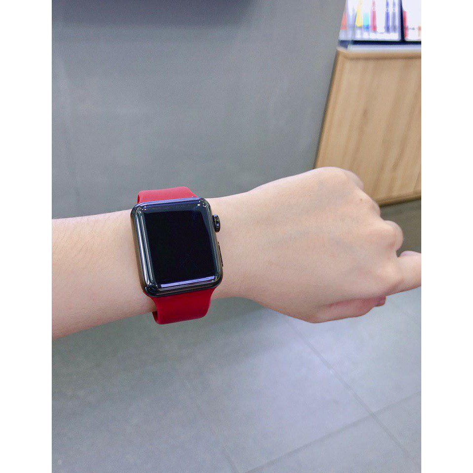 Dây Su Sport Apple Watch Đỏ Đô Series 1,2,3,4 size 38/40mm
