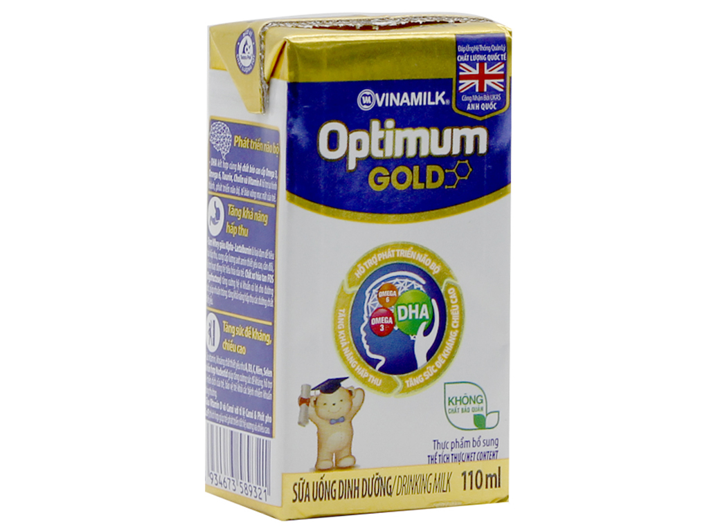 SỮA BỘT PHA SẴN OPTIMUM GOLD 48 hộp 180ML