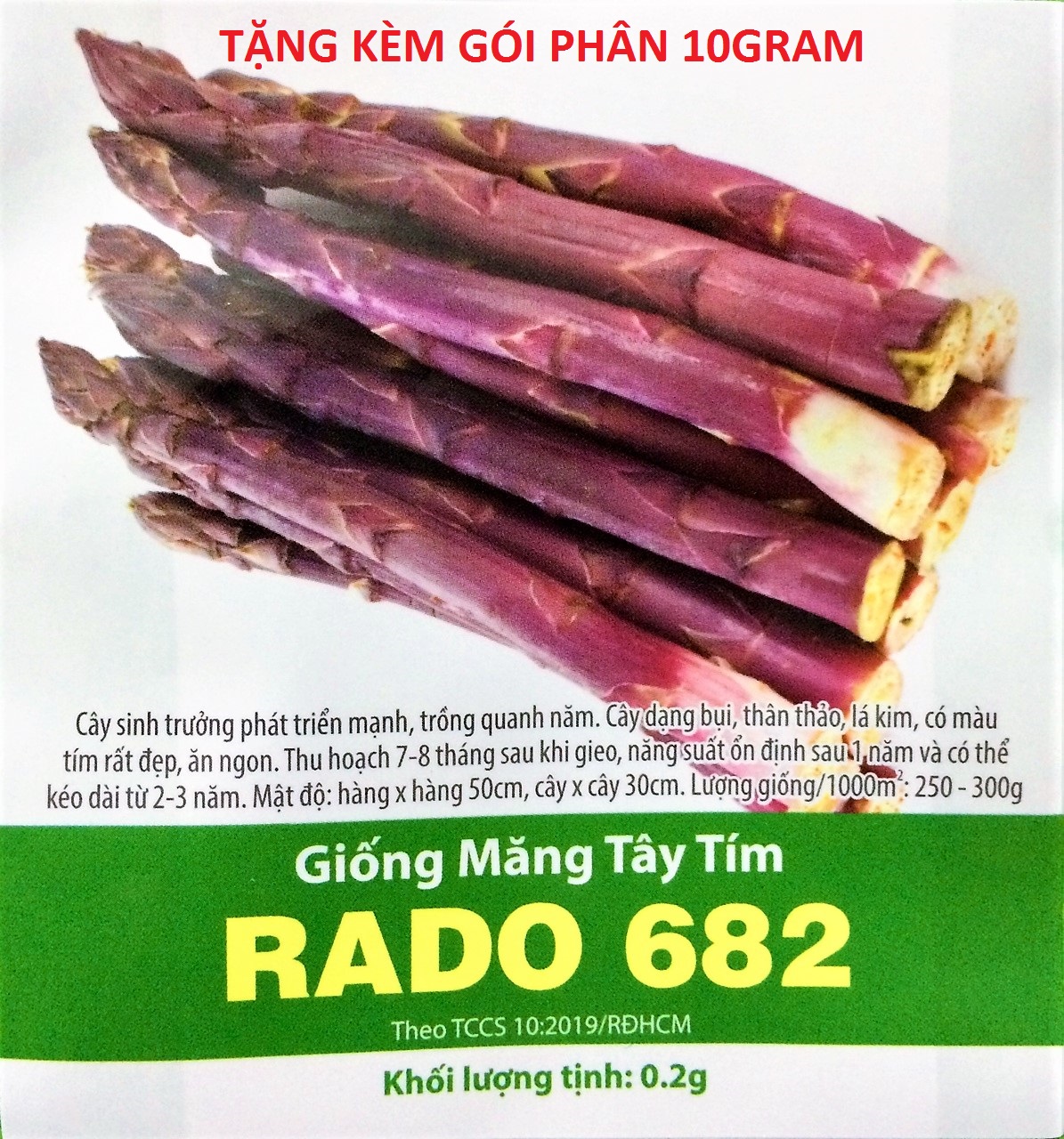 [HCM]Hạt Giống Măng Tây Tím Mỹ _Gói 0.2gram .