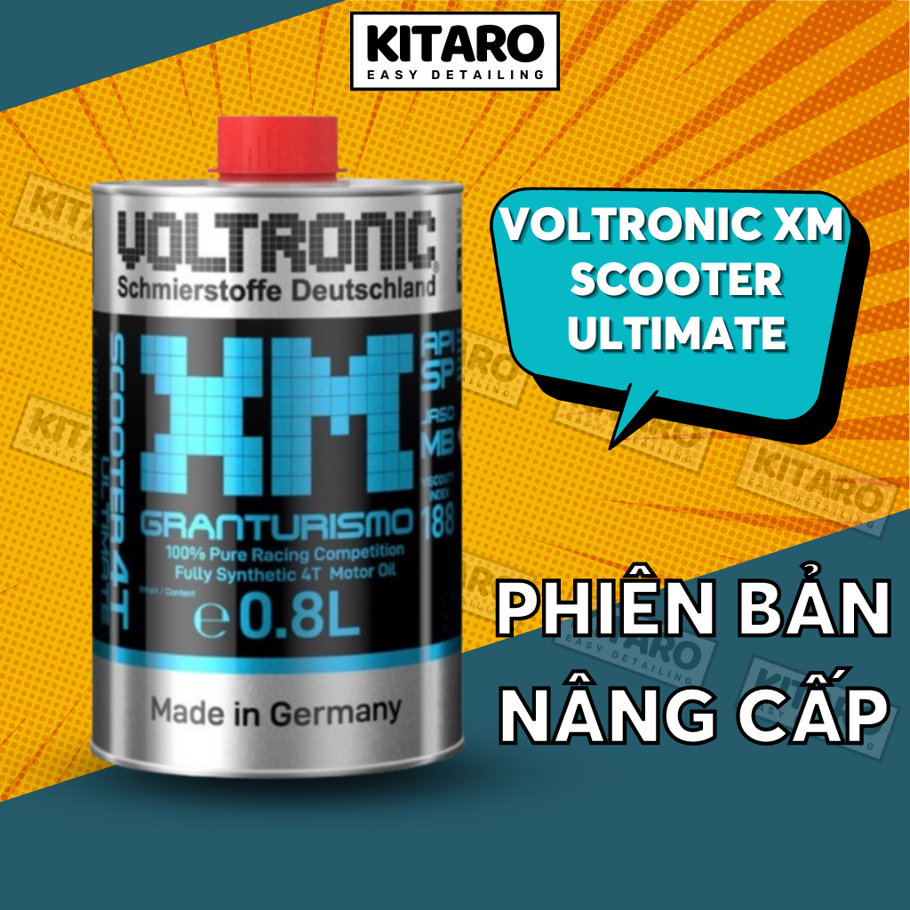 Nhớt voltronic xm scooter ultimate 0.8l - dầu nhớt xe tay ga cao cấp