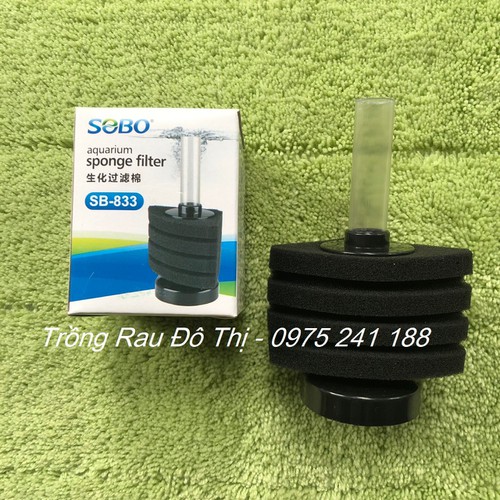 Lọc sủi vi sinh bể cá mini sb-833 và sb-933