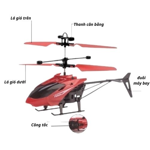 Máy bay điều khiển từ xa, đồ chơi máy bay trực thăng điều khiển từ xa mini