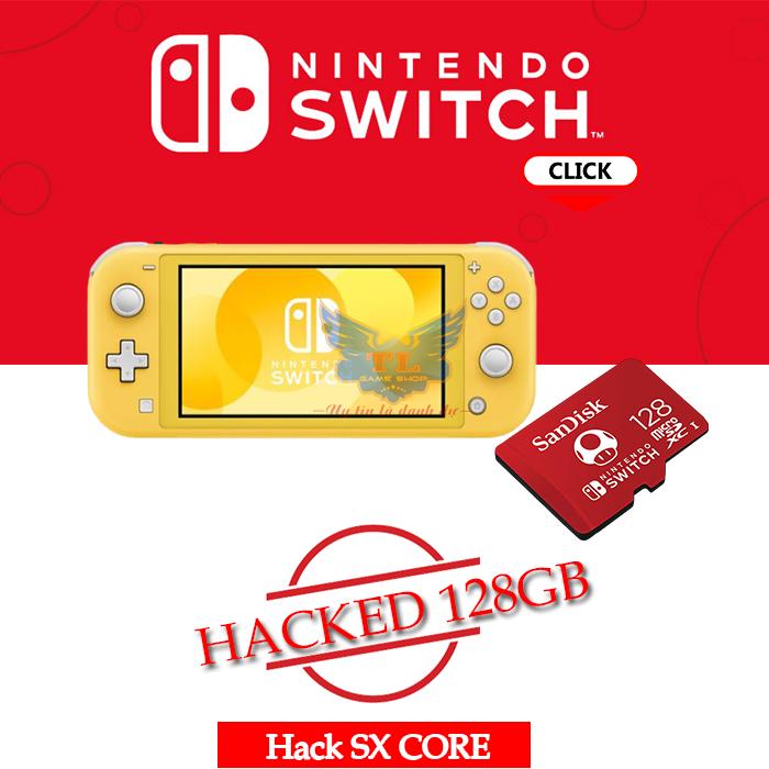 [trả góp 0%] máy chơi game nintendo switch lite h.a.c.k chip sx core + thẻ nhớ 2
