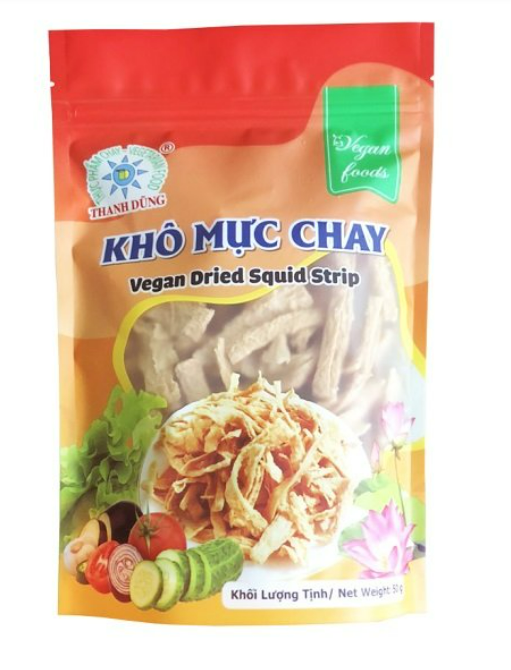 Khô mực chay thanh dũng 50g ăn liền