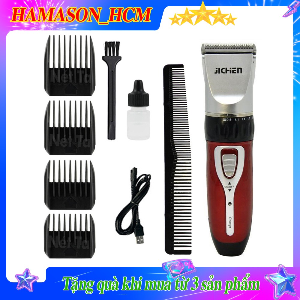 Tông đơ cắt tóc gia đình jichen tông đơ cắt tóc người lớn trẻ em