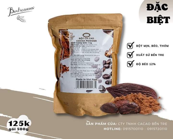 Bột cacao nguyên chất đặc biệt 500g