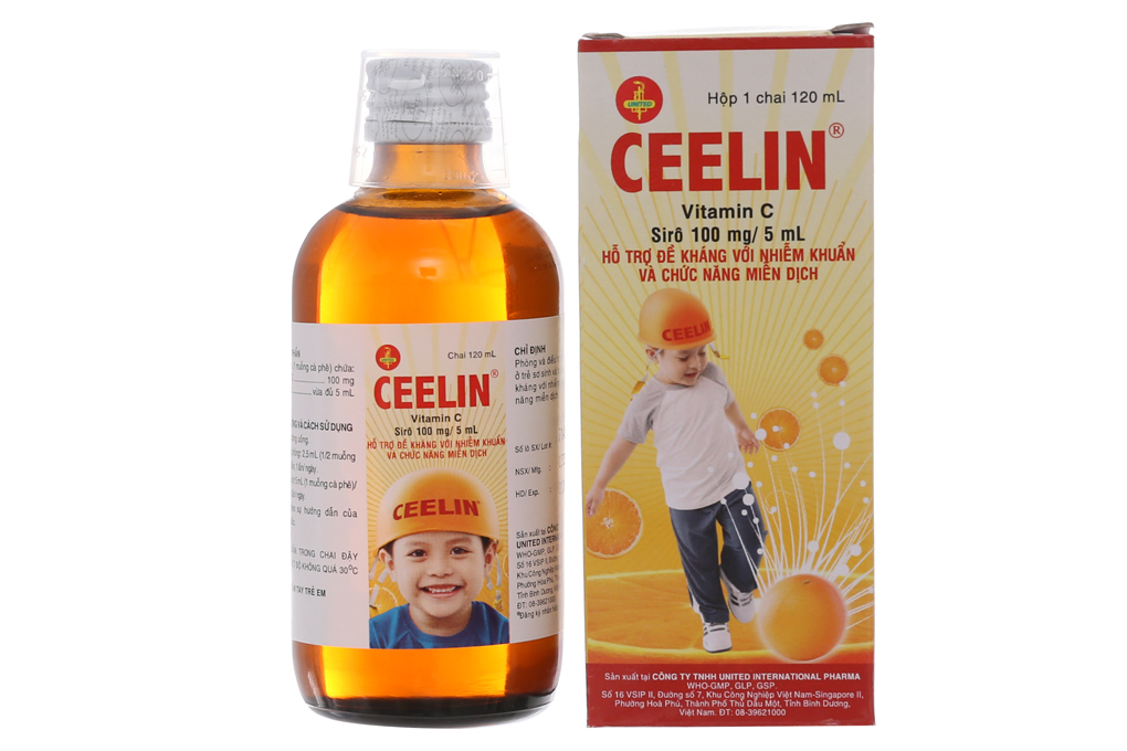 Siro Ceelin - Vitamin C tăng đề kháng cho trẻ