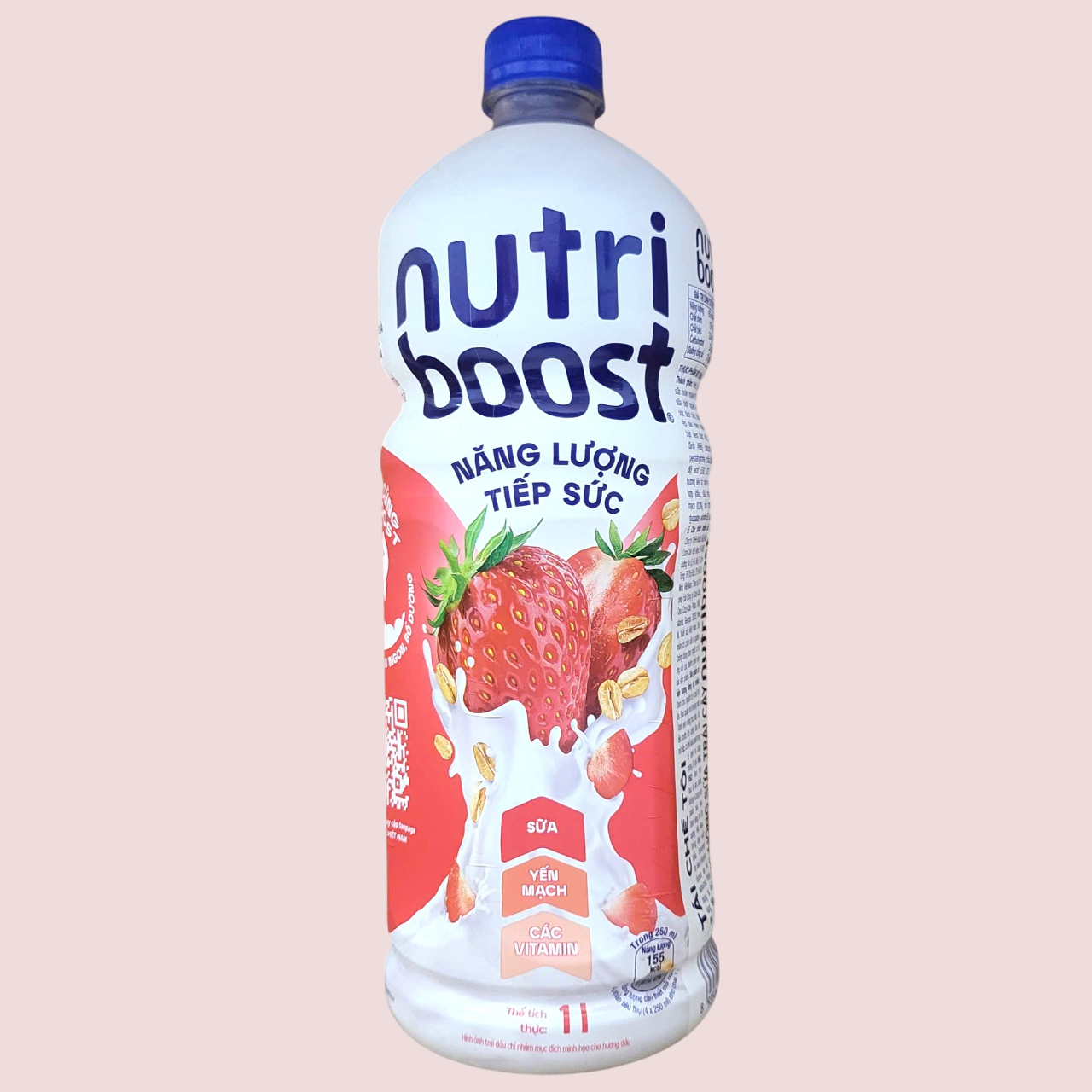 Sữa trái cây hương dâu nutriboost strawberry milk flavour