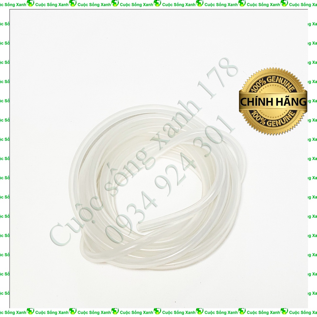 Ống nước chịu nhiệt silicon 8 mm, ống nước 8 silicon, chịu nhiệt đến 250 độ C