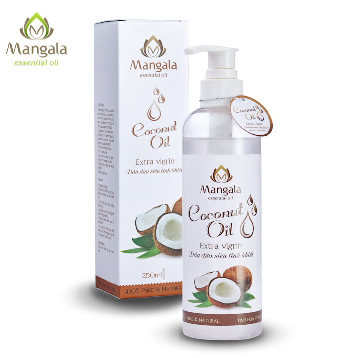 Dầu dừa siêu tinh khiết mangala - 250ml