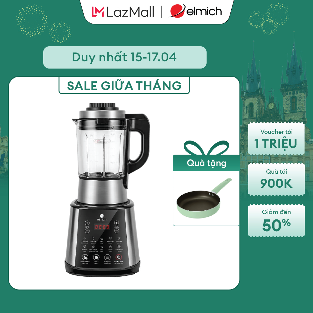 (Chỉ 15-17.04)Máy làm sữa hạt Elmich CBE 3902