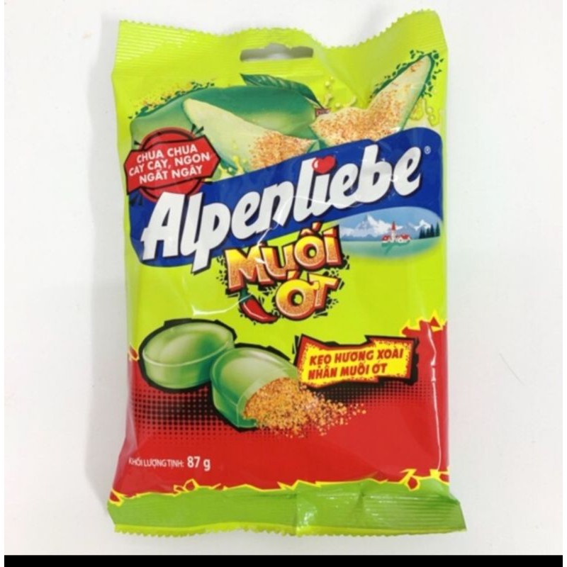 (Gói 30 Viên) Kẹo Alpenliebe xoài non muối ớt