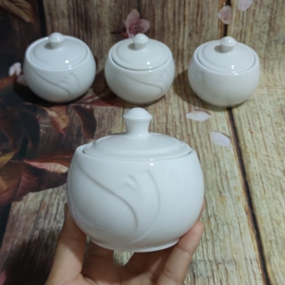 Hũ đựng gia vị sứ Minh Long - hũ đựng gia vị sứ