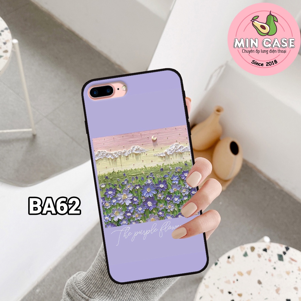 Ốp lưng iphone 6/ 6 plus/ 6s/ 6s plus/ 7/ 7 plus/ 8/ 8 plus/ x/ xs/ xs max/ xr - ốp iphone in hình hoa viintage