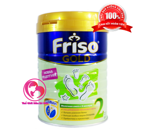 Sữa Friso gold Nga số 2 800g từ 6-12 tháng tuổi