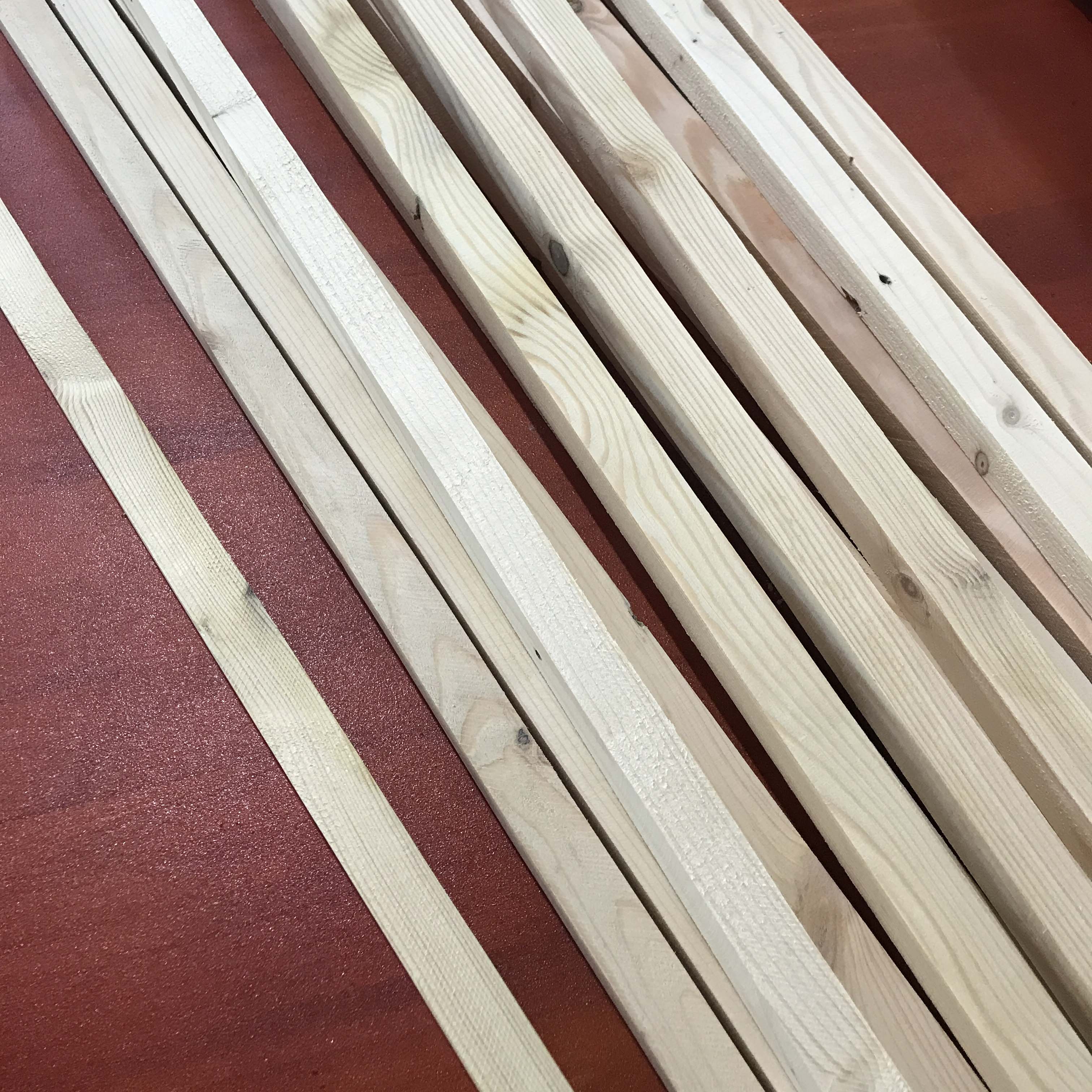 Thanh gỗ thông mới vuông 2x2, d100cm hoặc 110cm, 120cm, bào láng 4 mặt - tg2x2-100