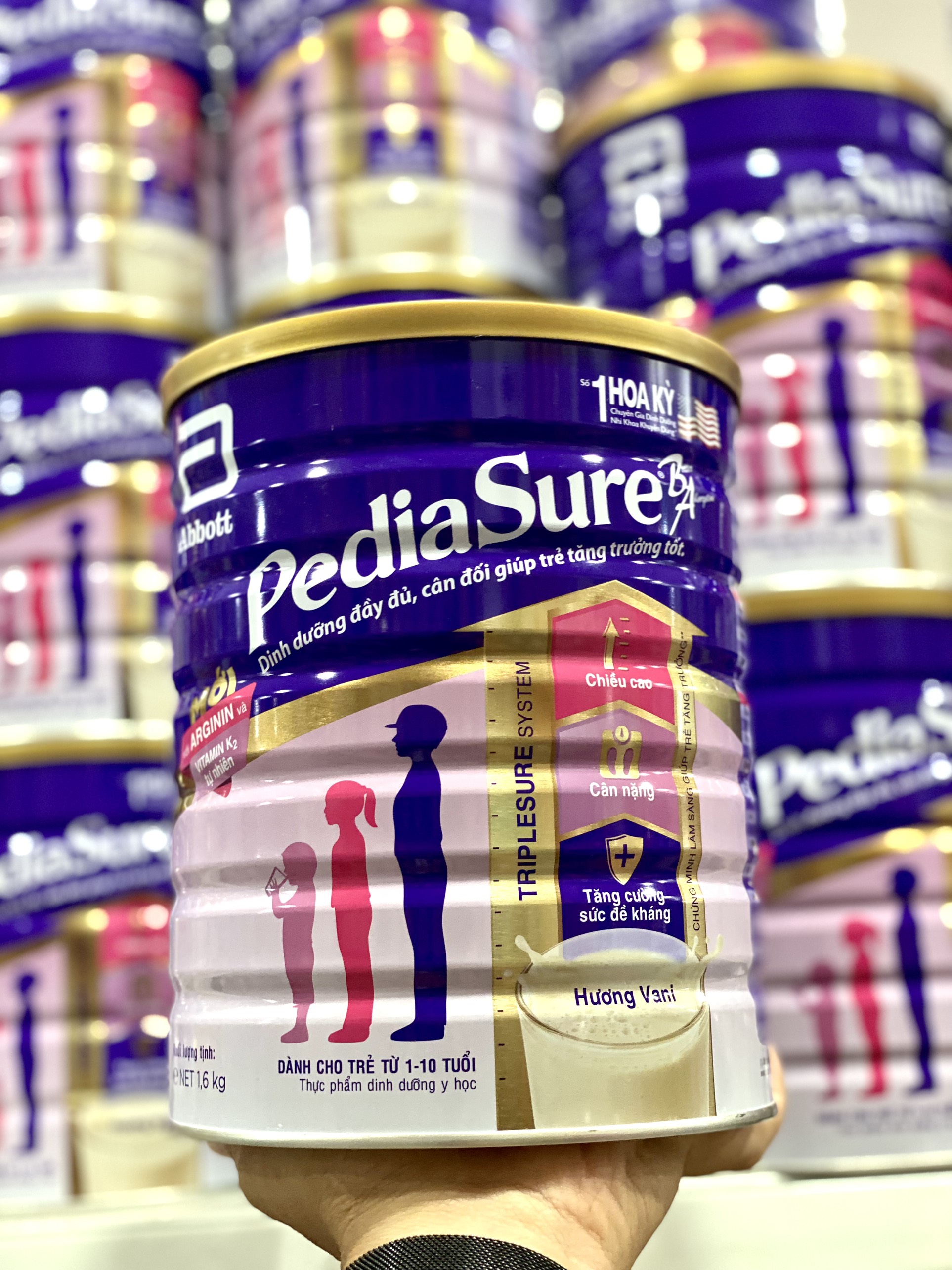 Sữa bột pediasure 1.6kg