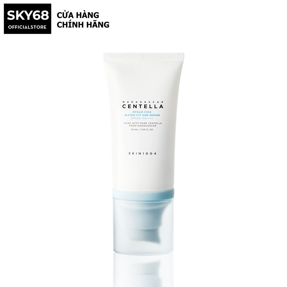  Kem Chống Nắng Cấp Ẩm Skin1004 Madagascar Blue Centella Hyalu-Cica Water-Fit Sun Serum SPF50 PA++++ 50ml 