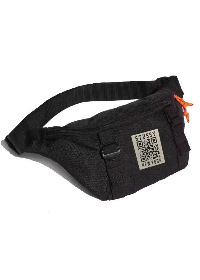 Túi bao tử Stussy Originals Atric Bum (Đen) NAA1