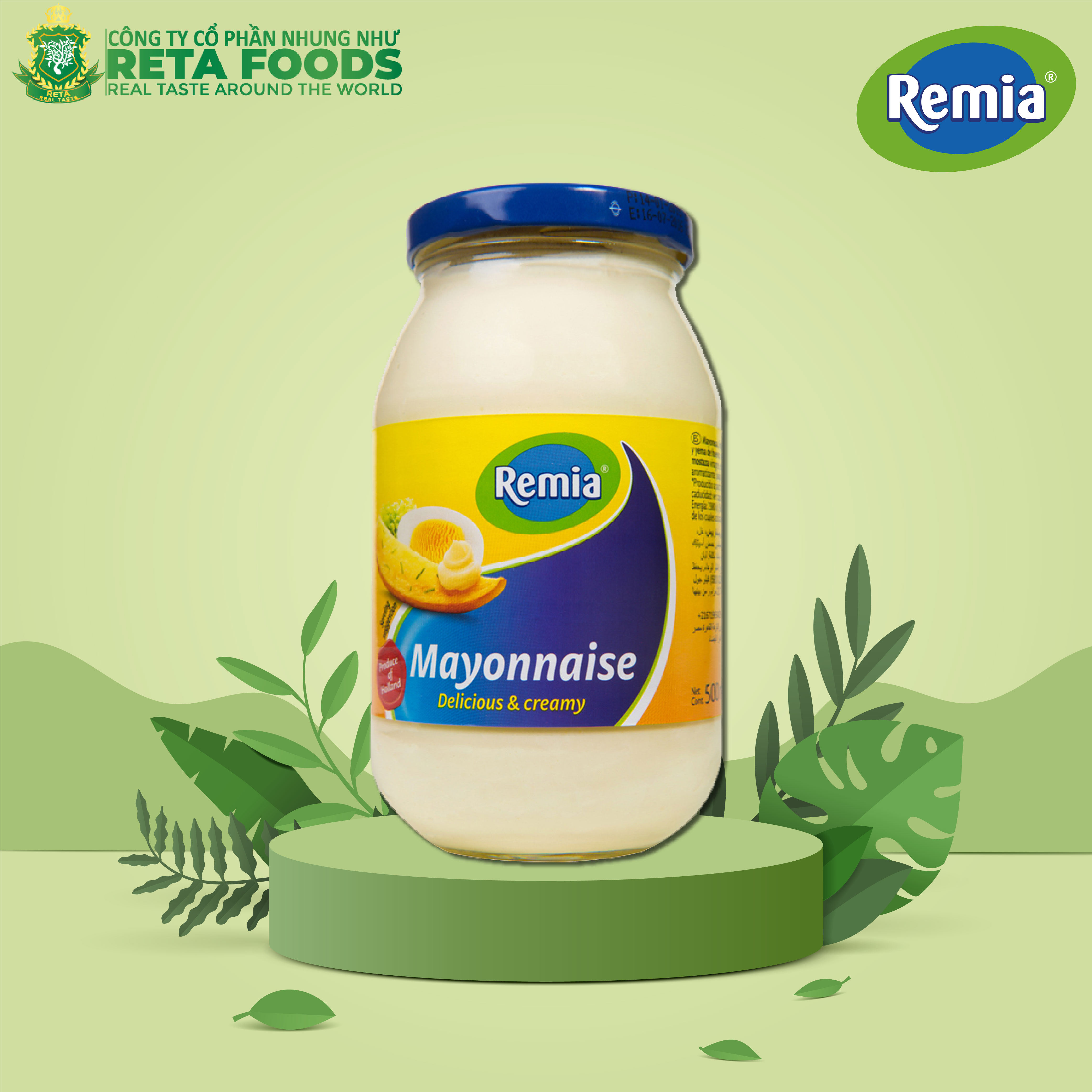 Xốt Remia - Mayonnise 1 L