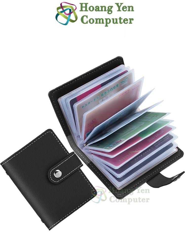 Bóp đựng thẻ atm, name card cầm tay 26 ngăn, nhỏ gọn - ví đựng thẻ atm, namecard
